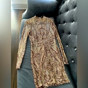 Special occasions gold dress